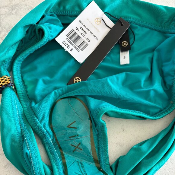 Vix Bikini Teal Green Bottoms - Size Small - NWT - Picture 5 of 5
